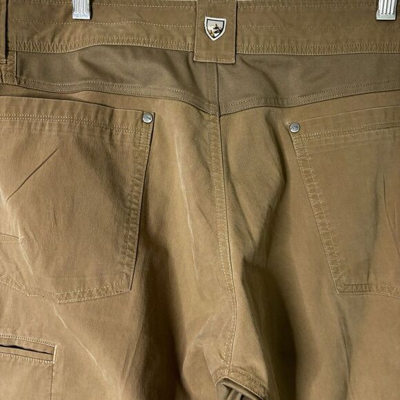 Kuhl Radikl Pants 36x32 Brown Vented Gusseted Crotch Performance Comfort - Picture 9 of 16